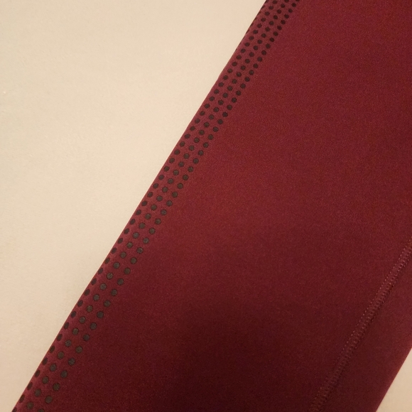 TKO Purple with Black Dots Workout Leggings - Picture 9 of 10